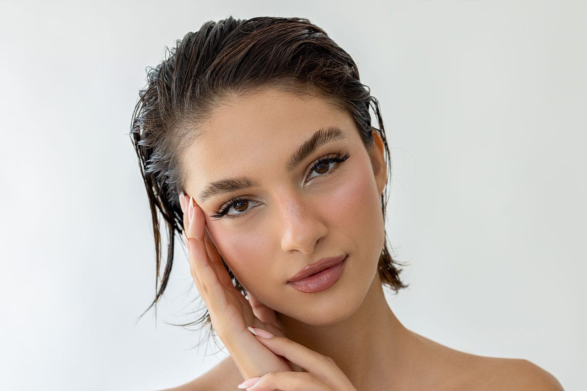 woman after getting a laser blepharoplasty in Gulf Shores, AL